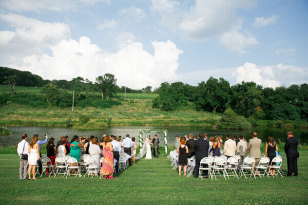 Millbrook Winery outdoor Wedding Ceremony