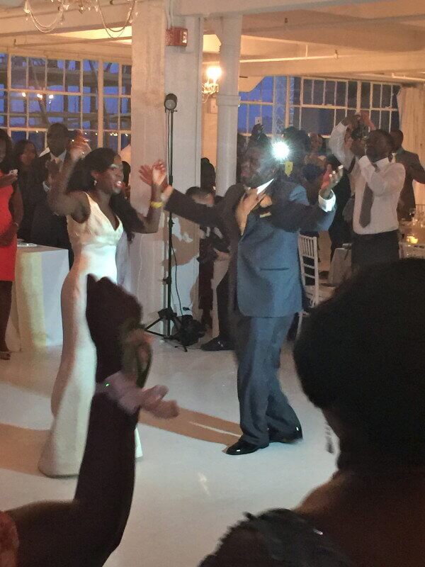 NYC Wedding with DJ African & Hatian Bride and Groom first dance