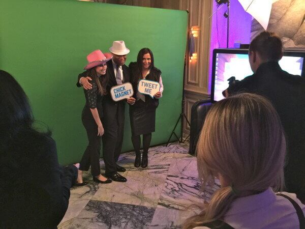 Hunt & Fish Club corporate party Guests having fun with our Green Screen Super Imposed Photos