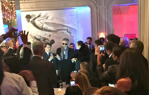 Hunt & Fish club Corporate Party Andrea Bocelli singing