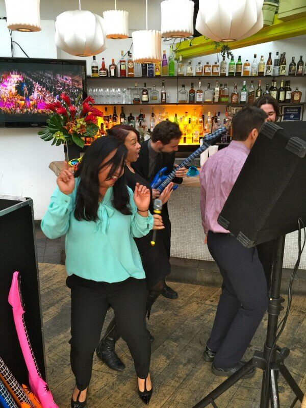 corporate karaoke event