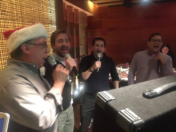 Zuma Karaoke Party karaoke singers at Zuma