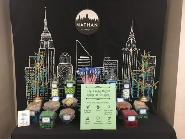 NYC theme Candy table