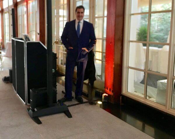 Central Park Wedding disc jockey DJ Dave Swirsky at Loeb Central Park Boathouse