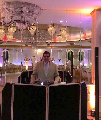 Leonards of Great Neck Wedding with DJ Expressway Music Owner/DJ Dave set up at Leonards Palazzo Great Neck Long Island