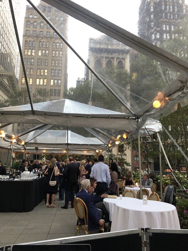 Corporate DJ Events Corporate Cocktail hour with dj on Bryant Park Rooftop