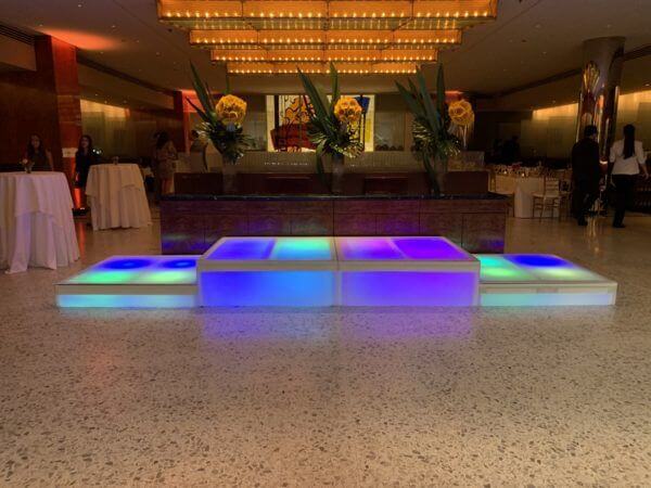 led light up stage