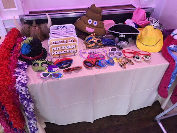 Bayside Mitzvah Photo Booth Props