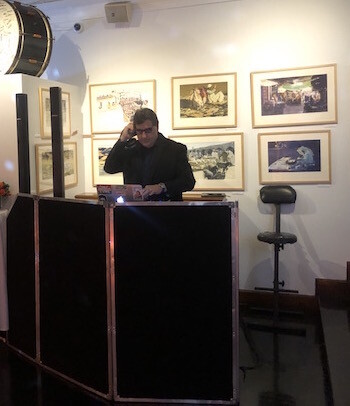 DJ Dave Swirsky at Society of Illustrators wedding