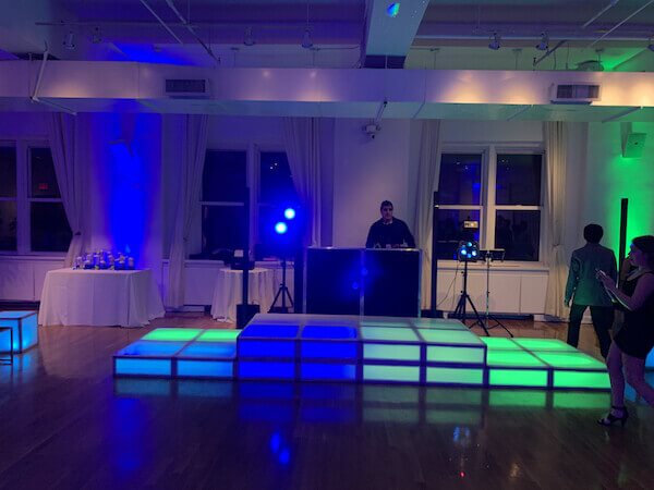 DJ Dave with Light Up Stage
