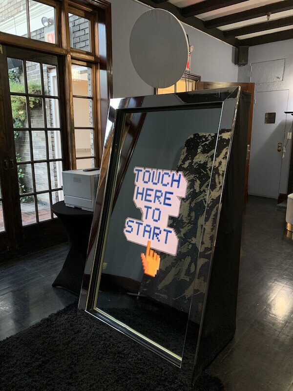 Midtown Bar Mitzvah DJ Mirror Photo Booth from Expressway Music DJ's