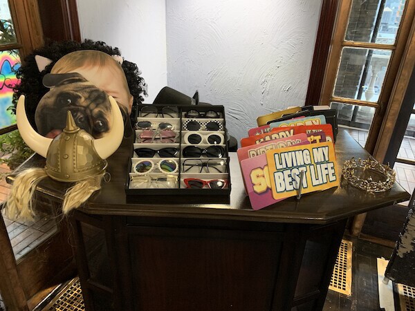 Midtown Bar Mitzvah in loft Expressway Music dj's Photo Booth Props