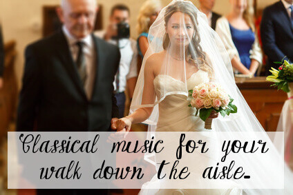 it features our suggested classical music for wedding ceremony page
