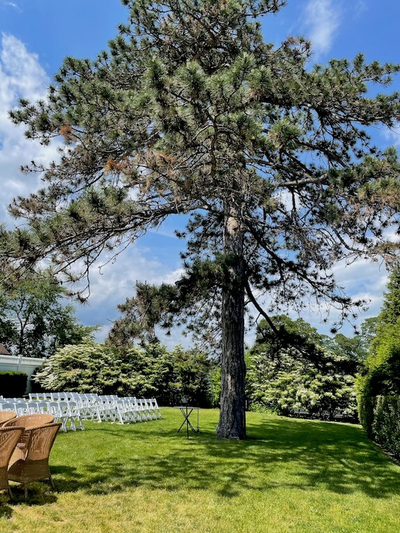 highland cc dj highland country club wedding reception view from dj station