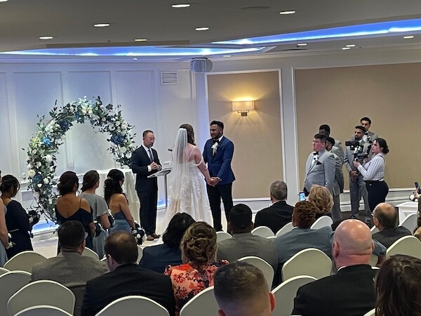 Terrace on the Park wedding ceremony in the chapel