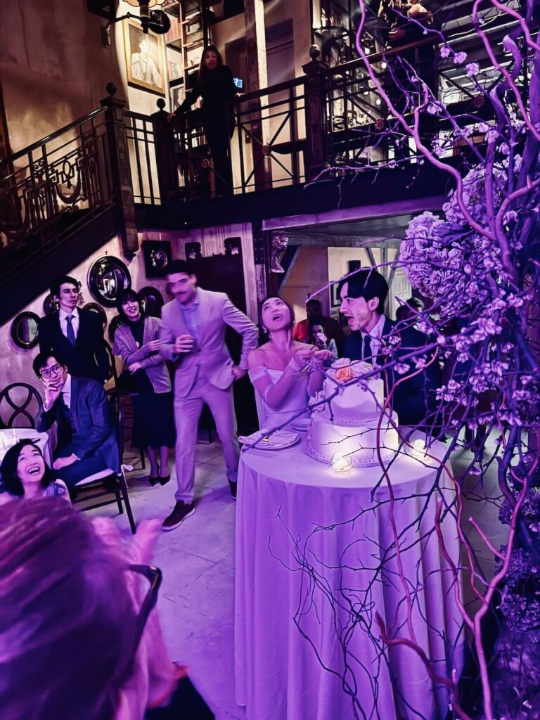 cake cutting at 632 on Hudson