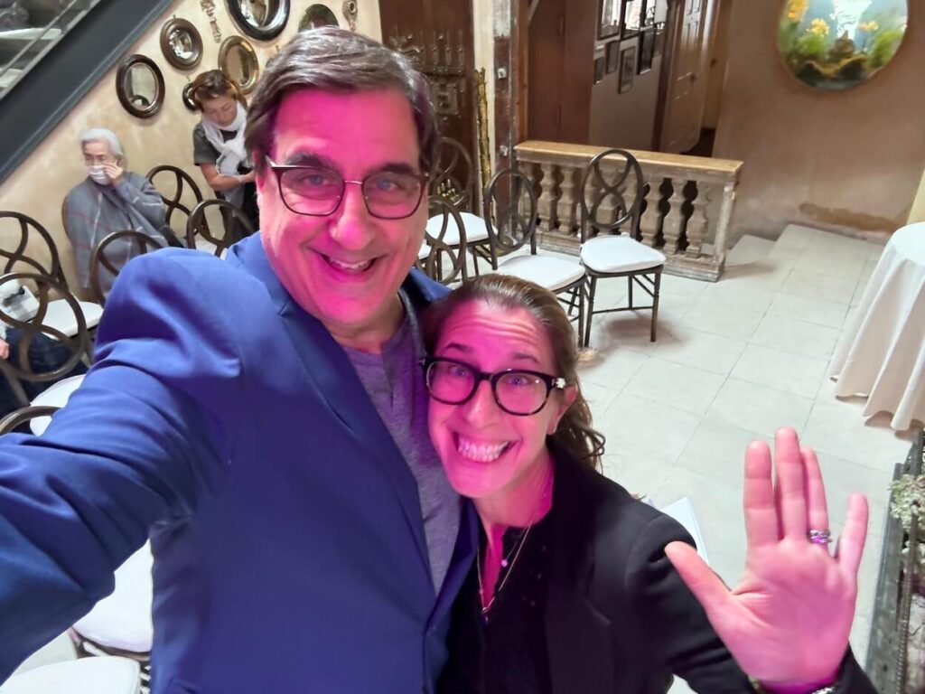 DJ Dave Swirsky and Herb n Peach owner Ally Lipton