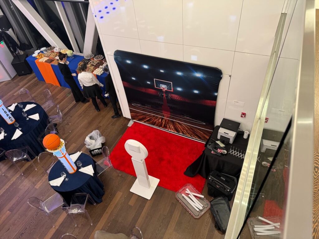 Expressway Music photo booth at moise safra center