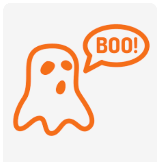ghost saying boo